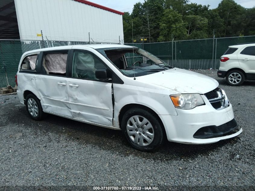 2014 DODGE GRAND CARAVAN SE - 2C4RDGBG9ER393122
