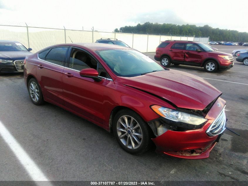 2017 FORD FUSION SE - 3FA6P0H77HR403580