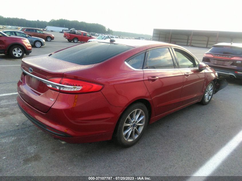 2017 FORD FUSION SE - 3FA6P0H77HR403580