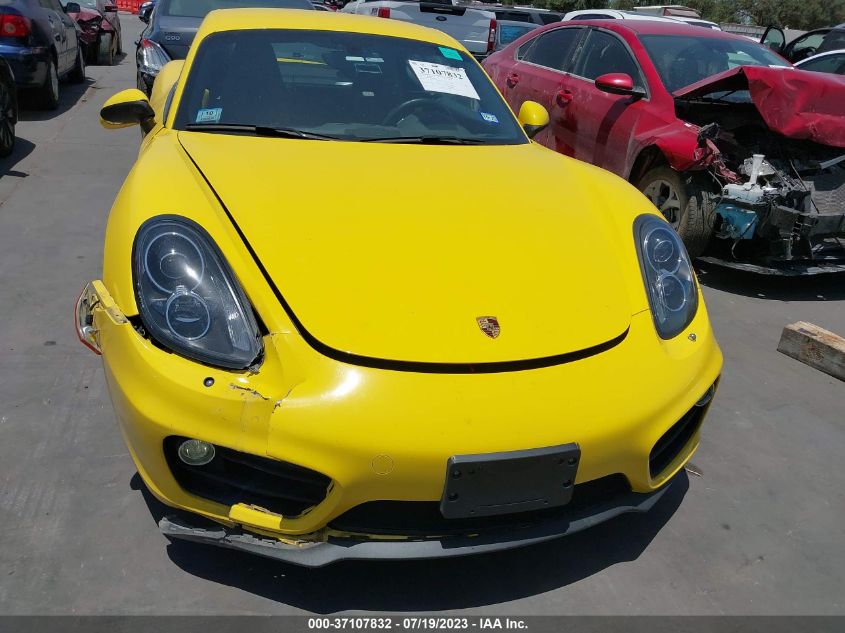 2015 PORSCHE CAYMAN WP0AA2A83FK163949