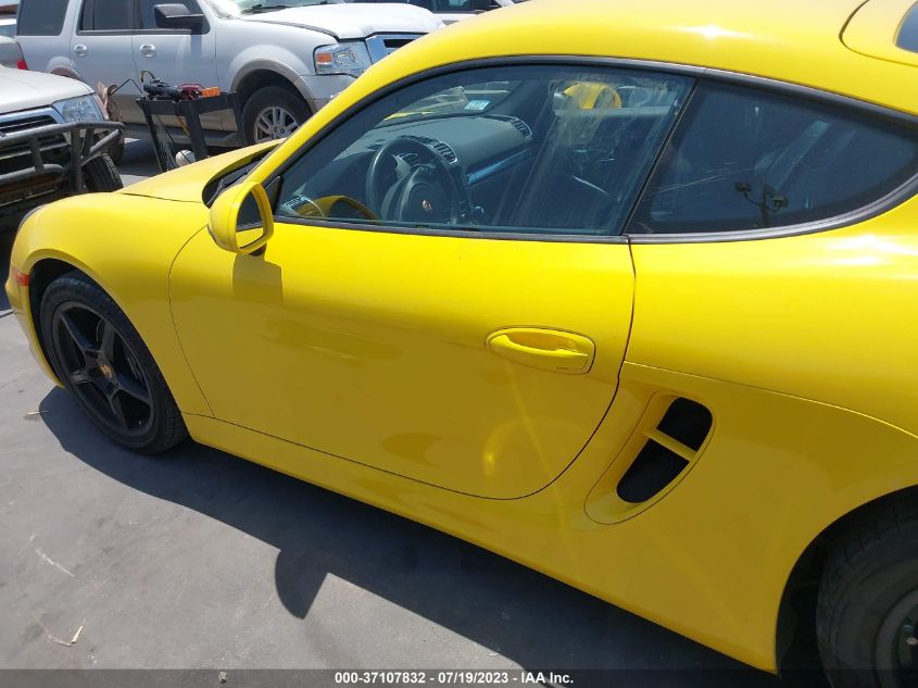 2015 PORSCHE CAYMAN WP0AA2A83FK163949