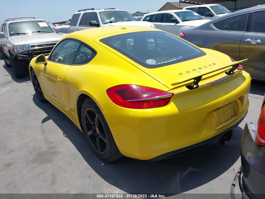 2015 PORSCHE CAYMAN WP0AA2A83FK163949