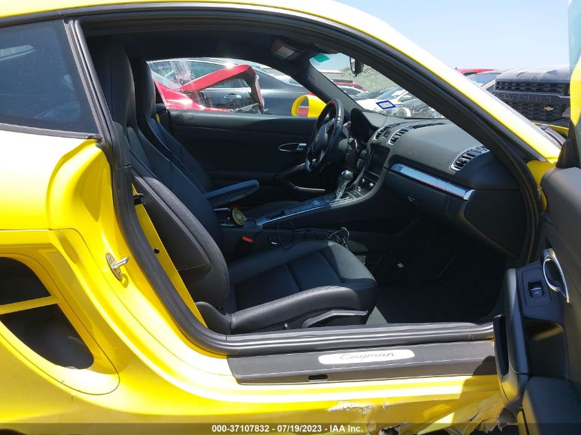 2015 PORSCHE CAYMAN WP0AA2A83FK163949