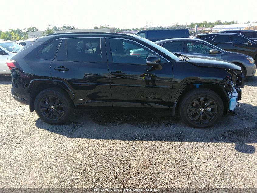 2022 TOYOTA RAV4 HYBRID SE - 4T3T6RFV5NU075038