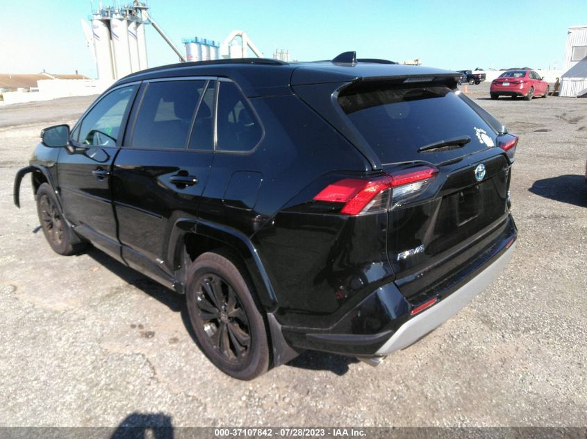 2022 TOYOTA RAV4 HYBRID SE - 4T3T6RFV5NU075038
