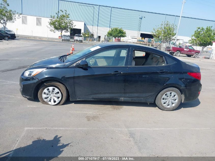 2017 HYUNDAI ACCENT SE - KMHCT4AE1HU350386