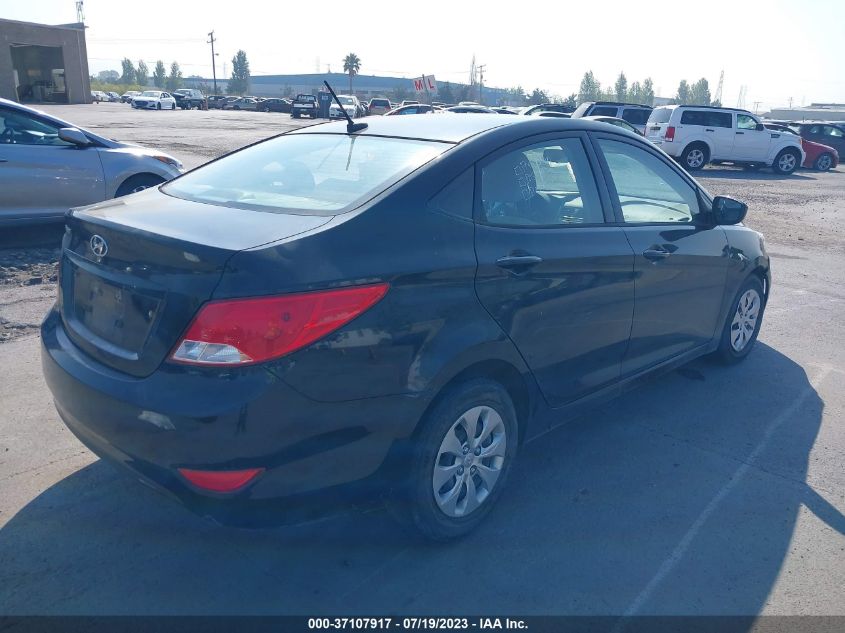 2017 HYUNDAI ACCENT SE - KMHCT4AE1HU350386