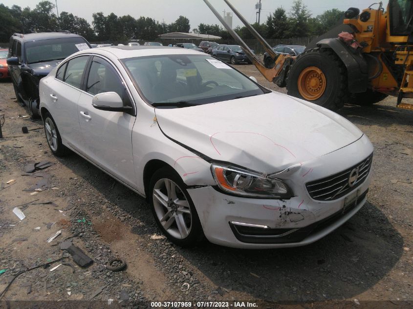 2015 VOLVO S60 T5 DRIVE-E PREMIER - YV126MFBXF2300854
