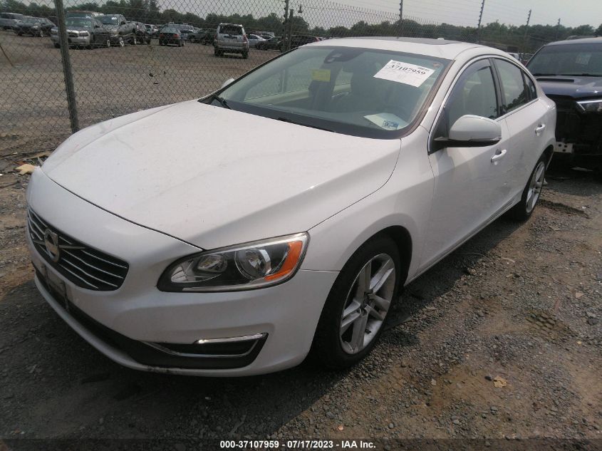 2015 VOLVO S60 T5 DRIVE-E PREMIER - YV126MFBXF2300854