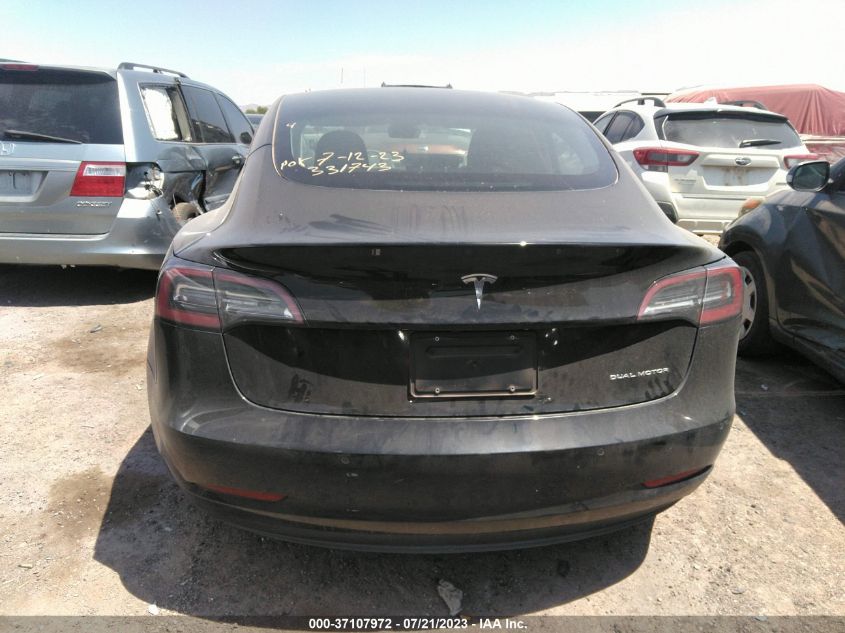 2022 TESLA MODEL 3 - 5YJ3E1EB1NF331743