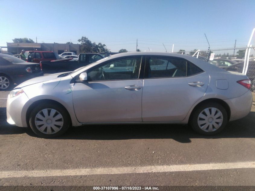 2015 TOYOTA COROLLA L/LE/LE PLS/PRM/S/S PLS - 5YFBURHE0FP263945