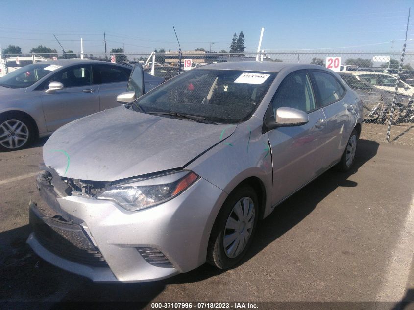 2015 TOYOTA COROLLA L/LE/LE PLS/PRM/S/S PLS - 5YFBURHE0FP263945
