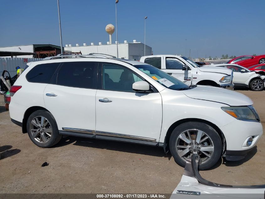 2014 NISSAN PATHFINDER PLATINUM - 5N1AR2MM7EC687188
