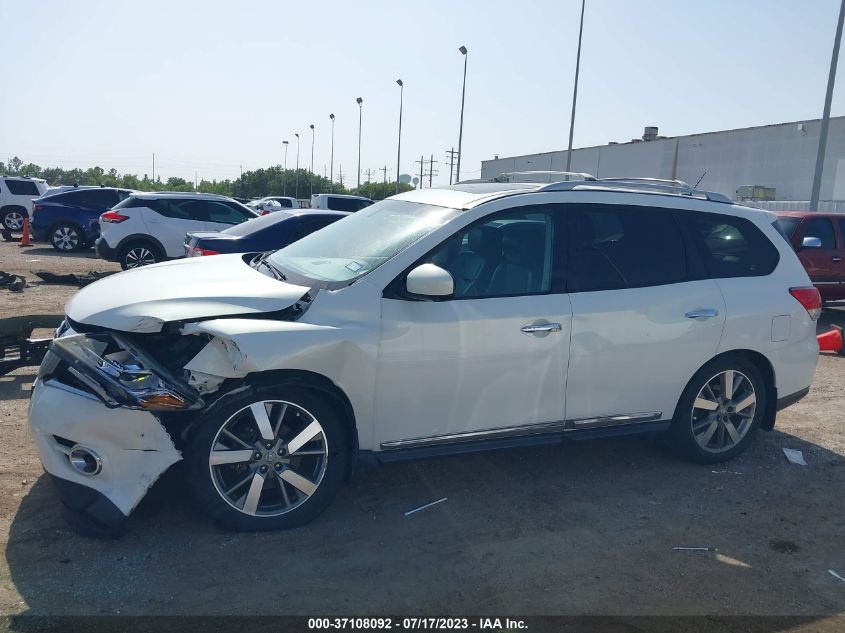 2014 NISSAN PATHFINDER PLATINUM - 5N1AR2MM7EC687188