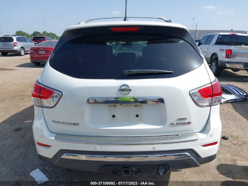 2014 NISSAN PATHFINDER PLATINUM - 5N1AR2MM7EC687188