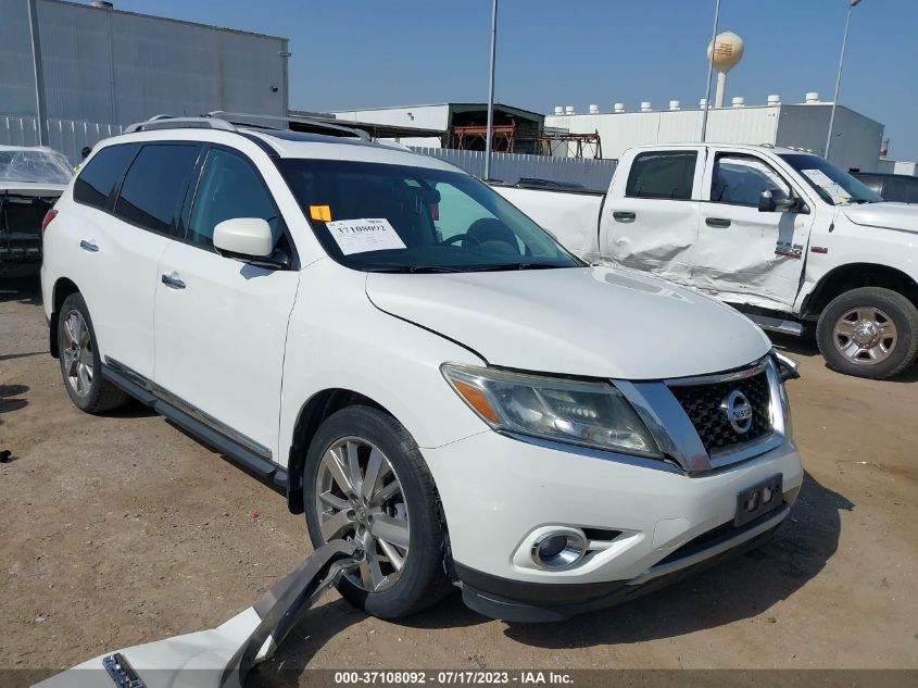 2014 NISSAN PATHFINDER PLATINUM - 5N1AR2MM7EC687188
