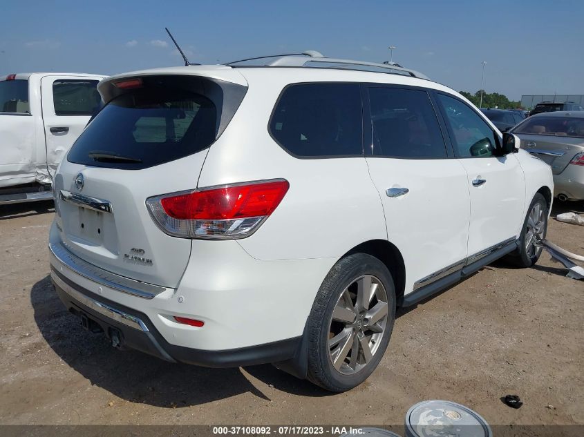 2014 NISSAN PATHFINDER PLATINUM - 5N1AR2MM7EC687188