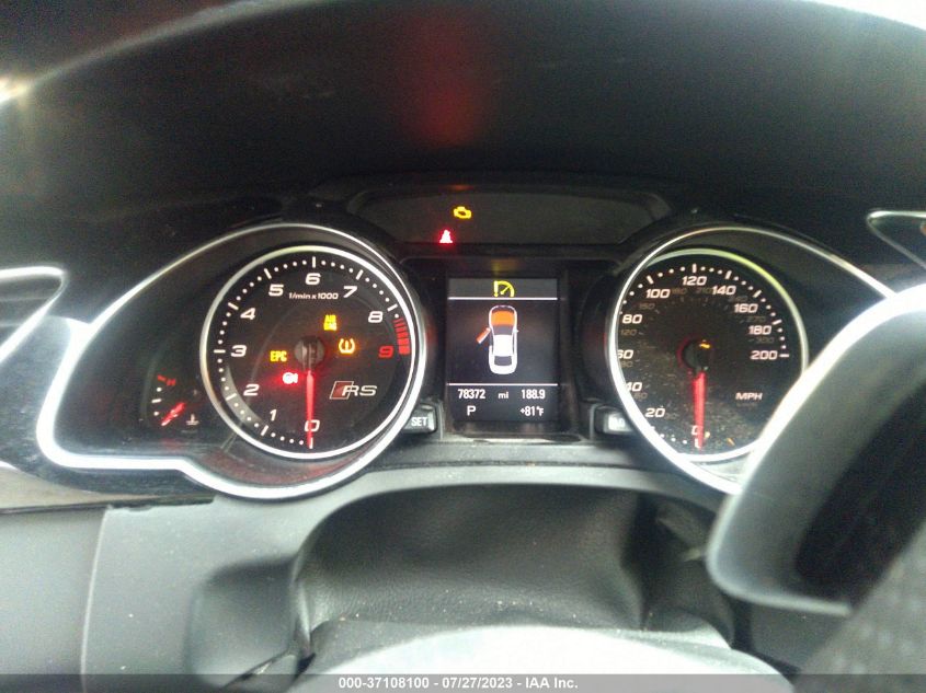 2014 AUDI RS 5 4.2 WUAC6AFR1EA900806