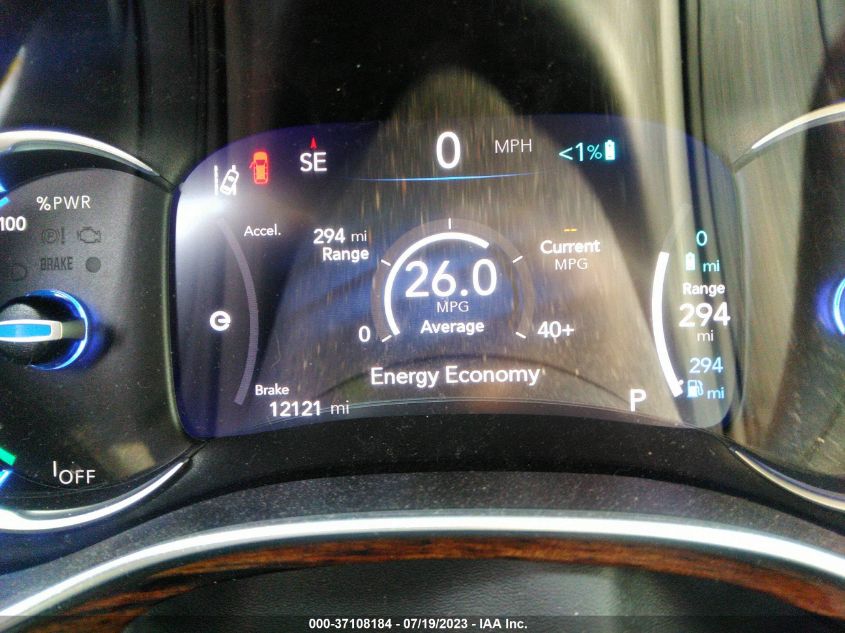 2023 CHRYSLER PACIFICA HYBRID LIMITED - 2C4RC1S74PR506641