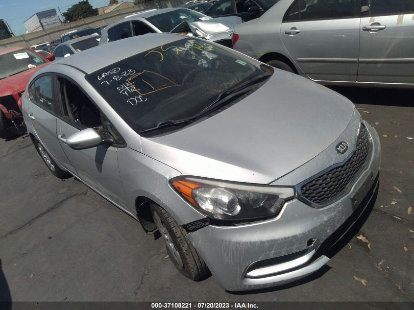 2016 KIA FORTE LX - KNAFK4A61G5589844