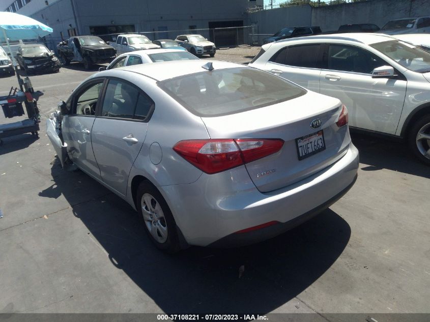2016 KIA FORTE LX - KNAFK4A61G5589844