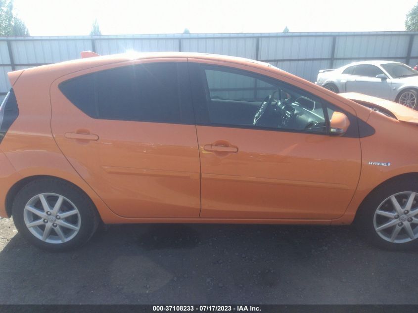 2015 TOYOTA PRIUS C ONE/TWO/THREE/FOUR - JTDKDTB32F1095556