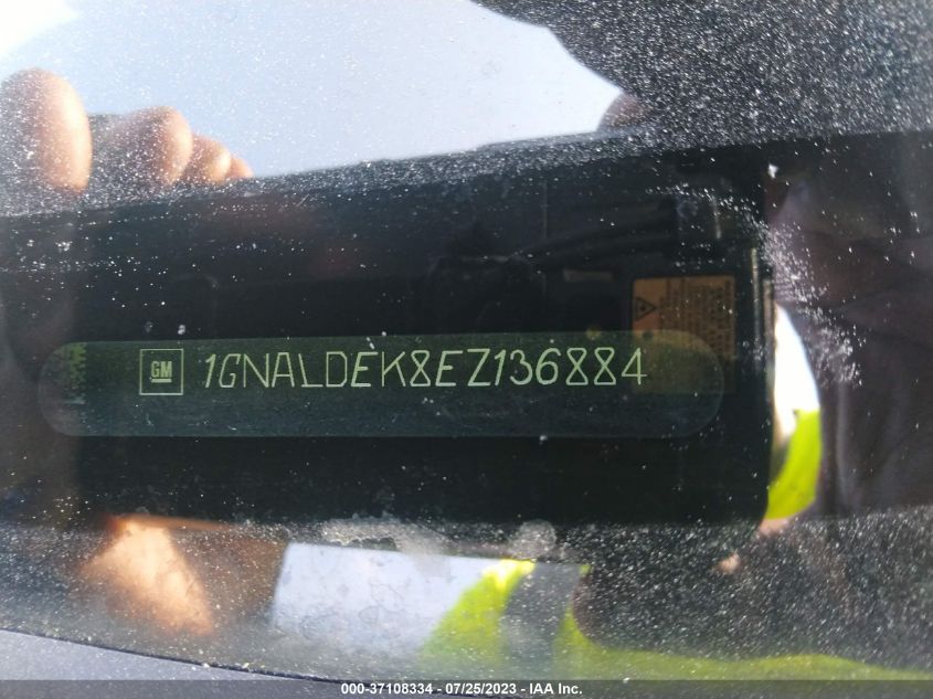 2014 CHEVROLET EQUINOX LTZ - 1GNALDEK8EZ136884