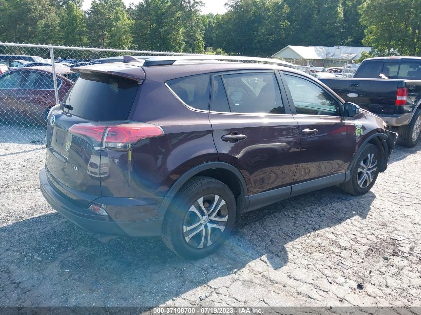2018 TOYOTA RAV4 LE - 2T3ZFREV3JW422727