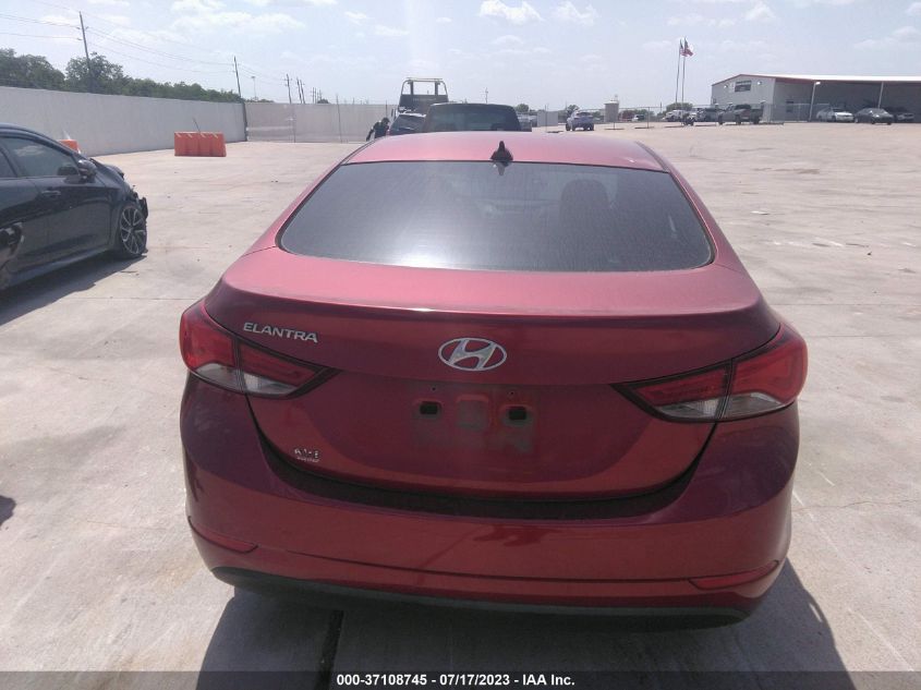 2016 HYUNDAI ELANTRA SE - 5NPDH4AE3GH759542