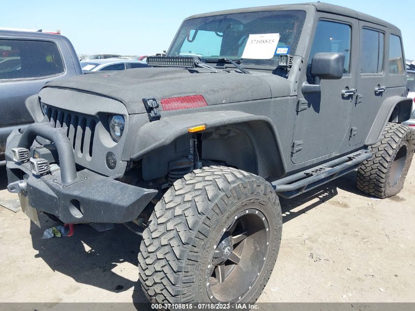 2014 JEEP WRANGLER UNLIMITED SPORT - 1C4HJWDG9EL132819