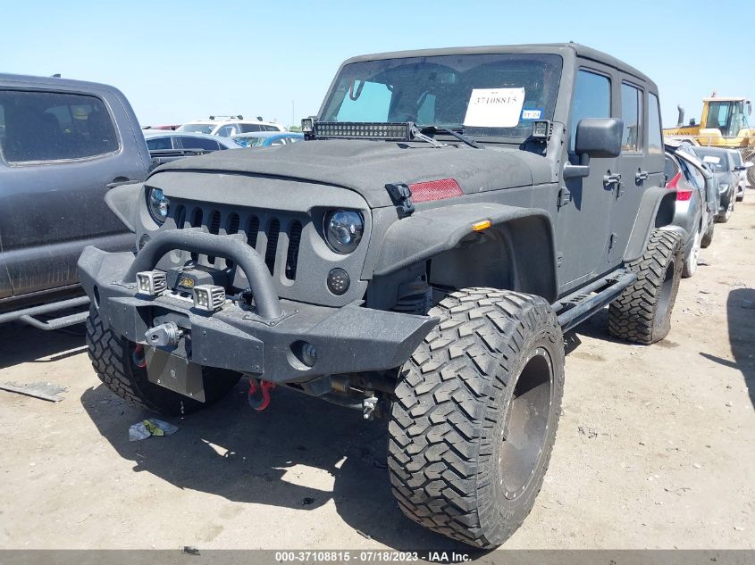 2014 JEEP WRANGLER UNLIMITED SPORT - 1C4HJWDG9EL132819
