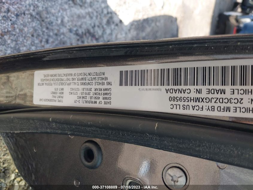 2021 DODGE CHALLENGER GT - 2C3CDZJGXMH559580