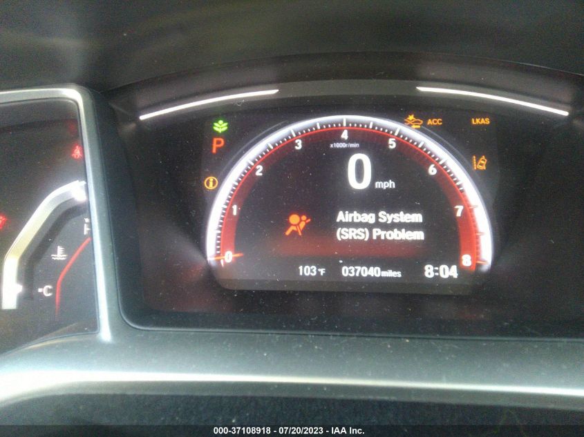 2019 HONDA CIVIC SEDAN SPORT - 2HGFC2F86KH533187