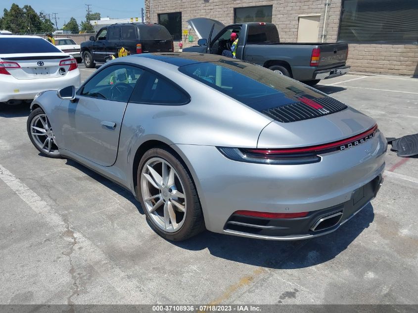 2020 PORSCHE 911 CARRERA - WP0AA2A93LS205959