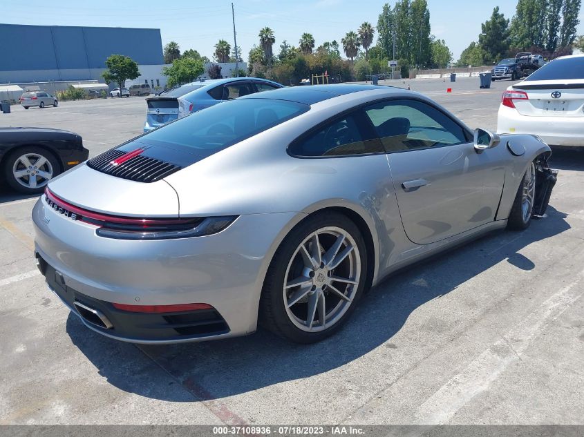 2020 PORSCHE 911 CARRERA - WP0AA2A93LS205959