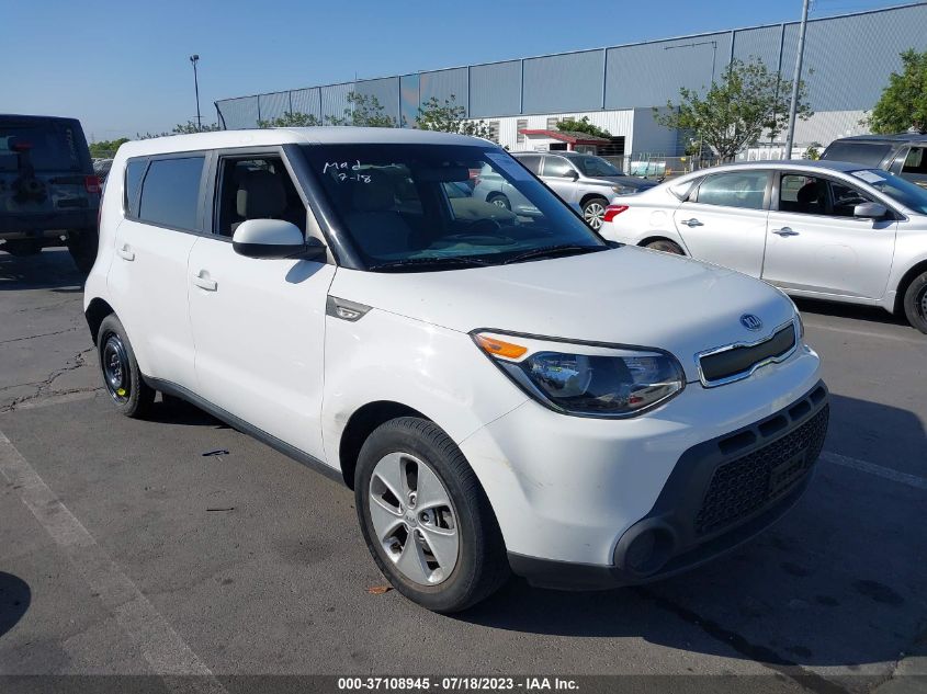 2014 KIA SOUL BASE - KNDJN2A26E7081649