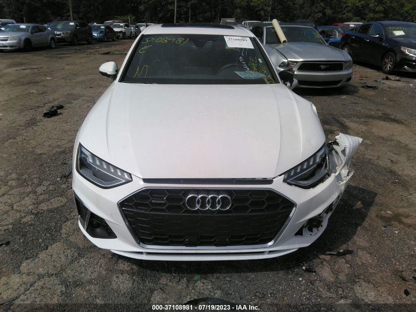2023 AUDI A4 SEDAN S LINE PREMIUM PLUS - WAUEAAF40PN002361