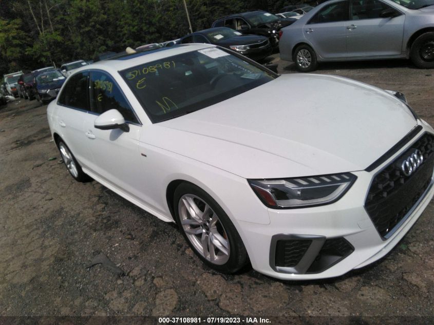 2023 AUDI A4 SEDAN S LINE PREMIUM PLUS - WAUEAAF40PN002361