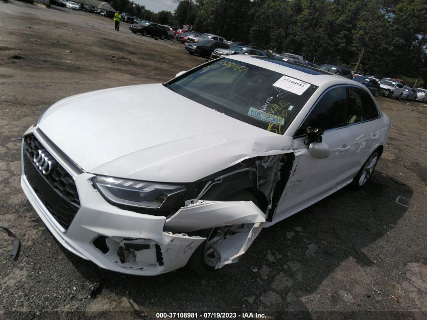 2023 AUDI A4 SEDAN S LINE PREMIUM PLUS - WAUEAAF40PN002361