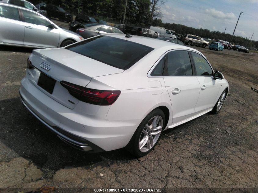 2023 AUDI A4 SEDAN S LINE PREMIUM PLUS - WAUEAAF40PN002361