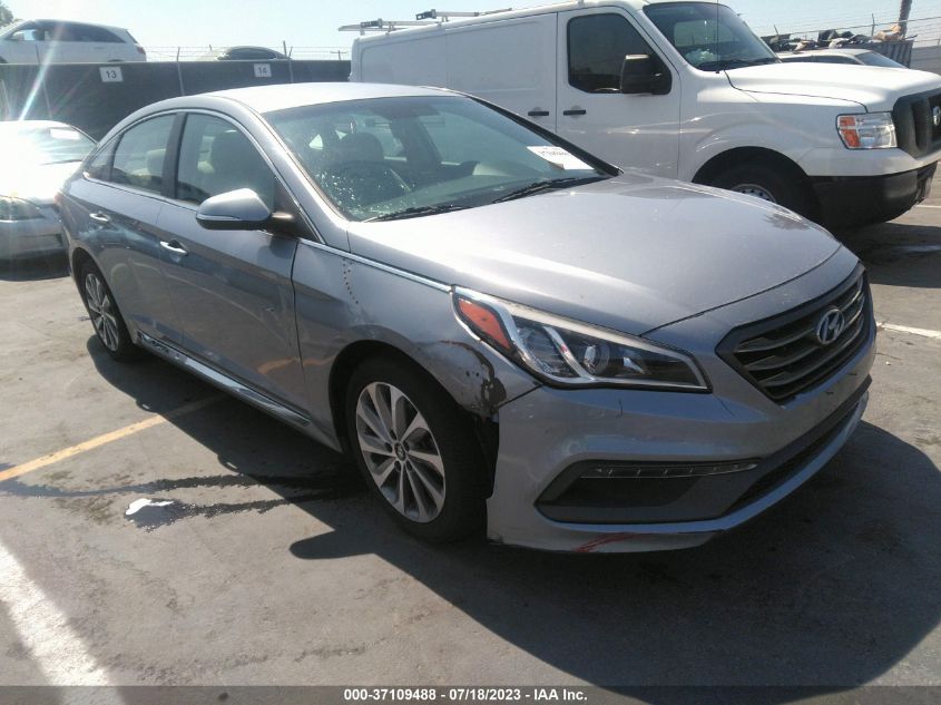 2015 HYUNDAI SONATA 2.4L SPORT - 5NPE34AF8FH032651