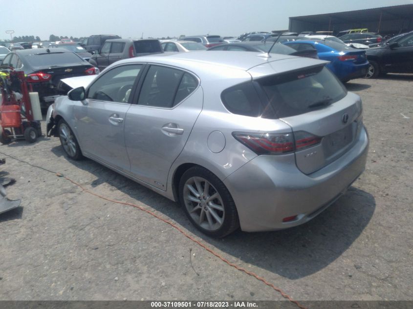 2013 LEXUS CT 200H HYBRID - JTHKD5BHXD2161705
