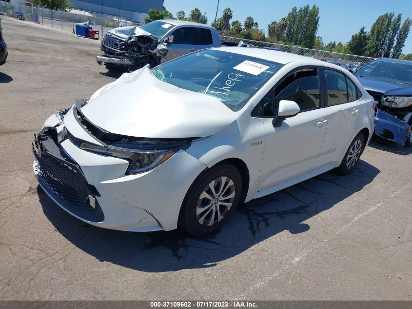 JTDEAMDE5MJ012984 Toyota Corolla HYBRID LE 2