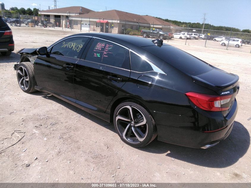 2022 HONDA ACCORD SEDAN SPORT - 1HGCV1F3XNA062515