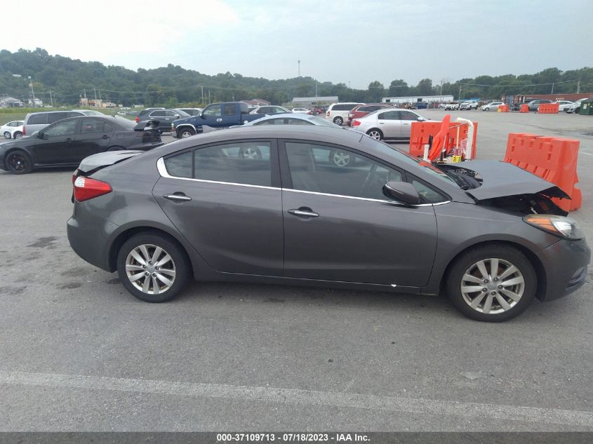 2014 KIA FORTE EX - KNAFX4A85E5107621