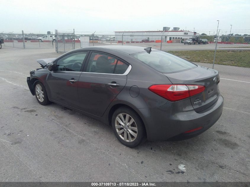 2014 KIA FORTE EX - KNAFX4A85E5107621