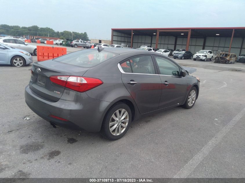 2014 KIA FORTE EX - KNAFX4A85E5107621