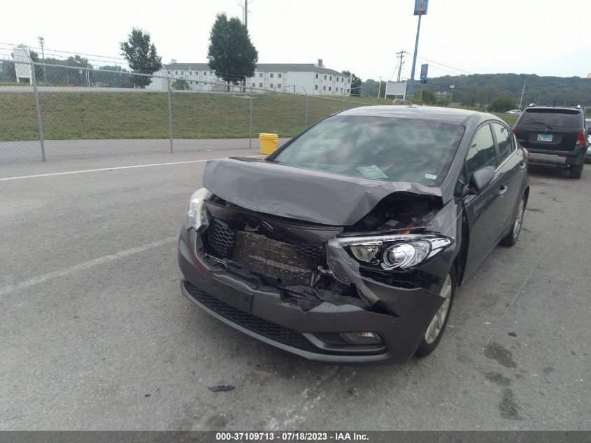 2014 KIA FORTE EX - KNAFX4A85E5107621
