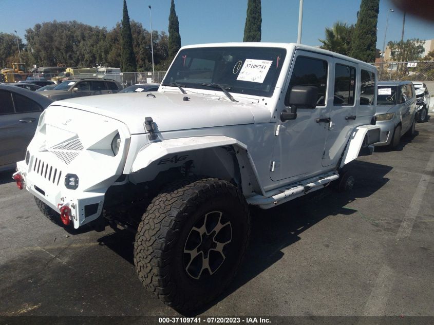2014 JEEP WRANGLER UNLIMITED SPORT - 1C4HJWDG9EL235366