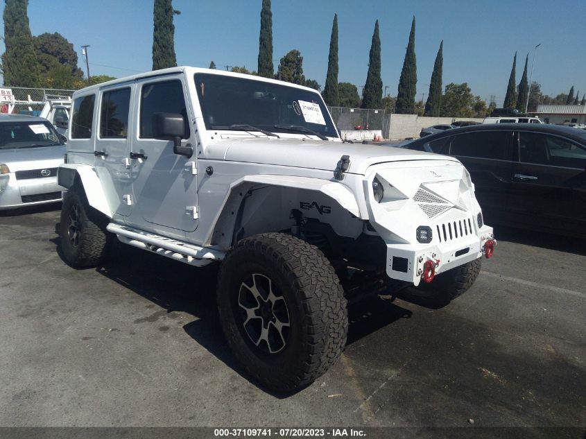 2014 JEEP WRANGLER UNLIMITED SPORT - 1C4HJWDG9EL235366